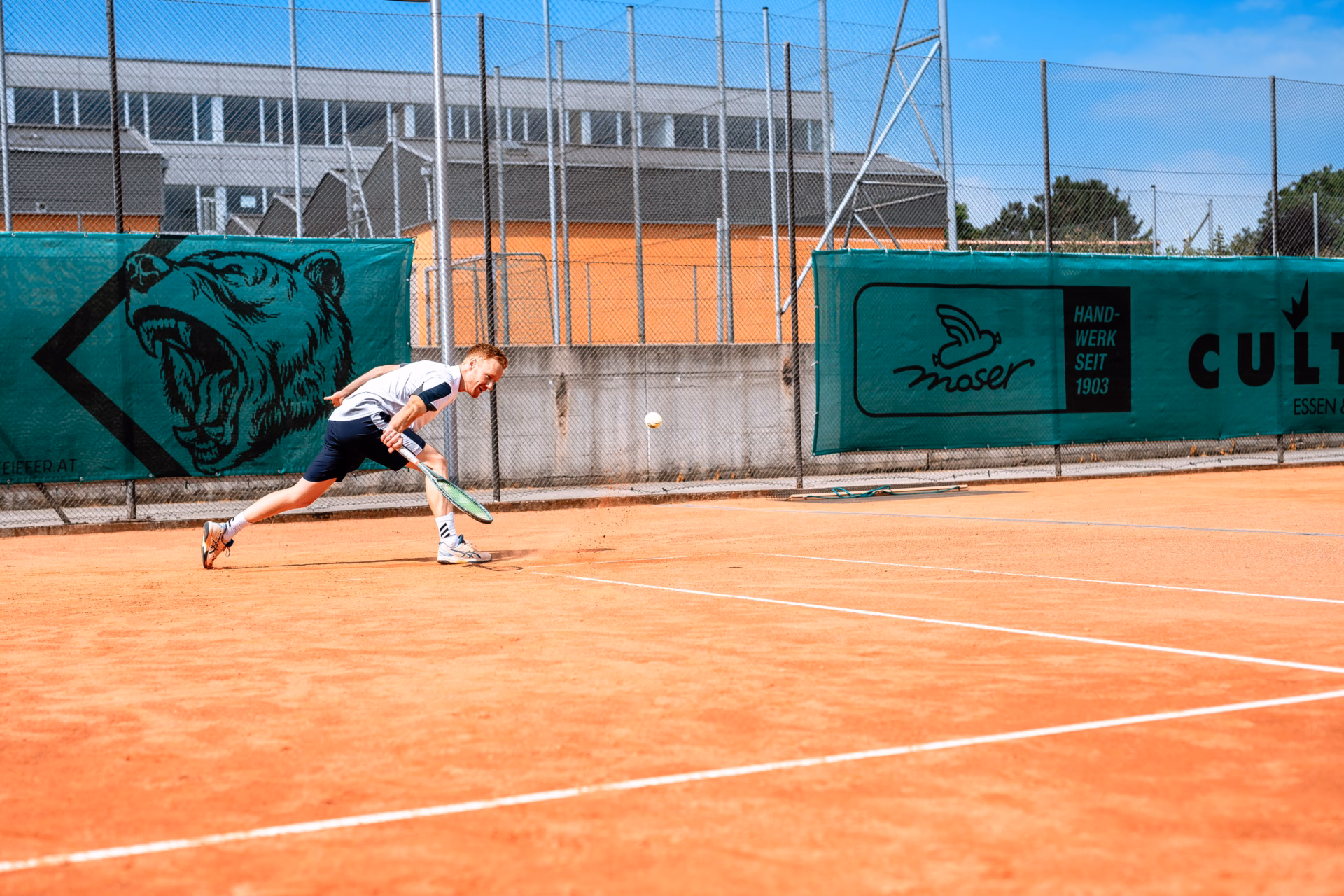 Tennismatch in Wieselburg