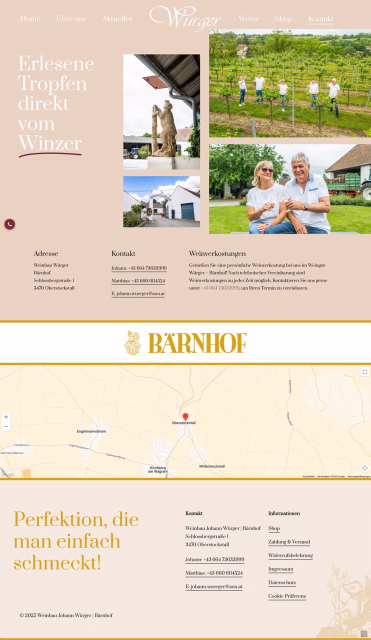 Contact Page Design