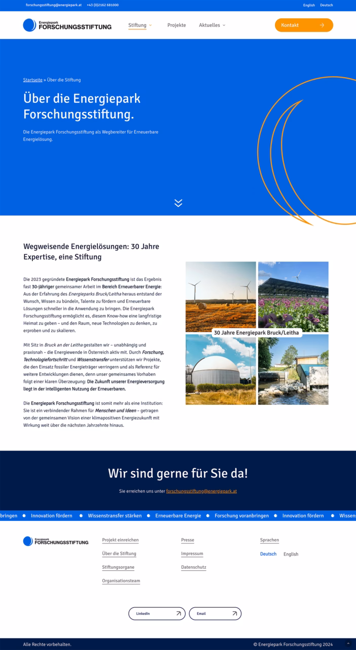 About Page Design