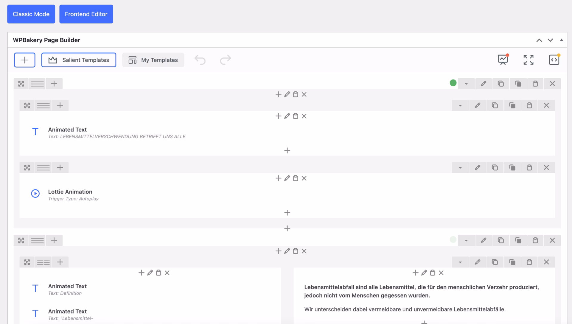 WP Bakery Page Builder für Beginner