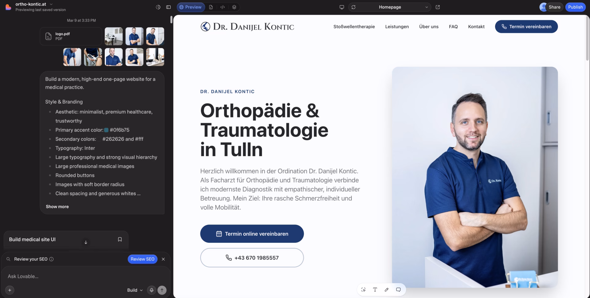 Website mit KI erstellen